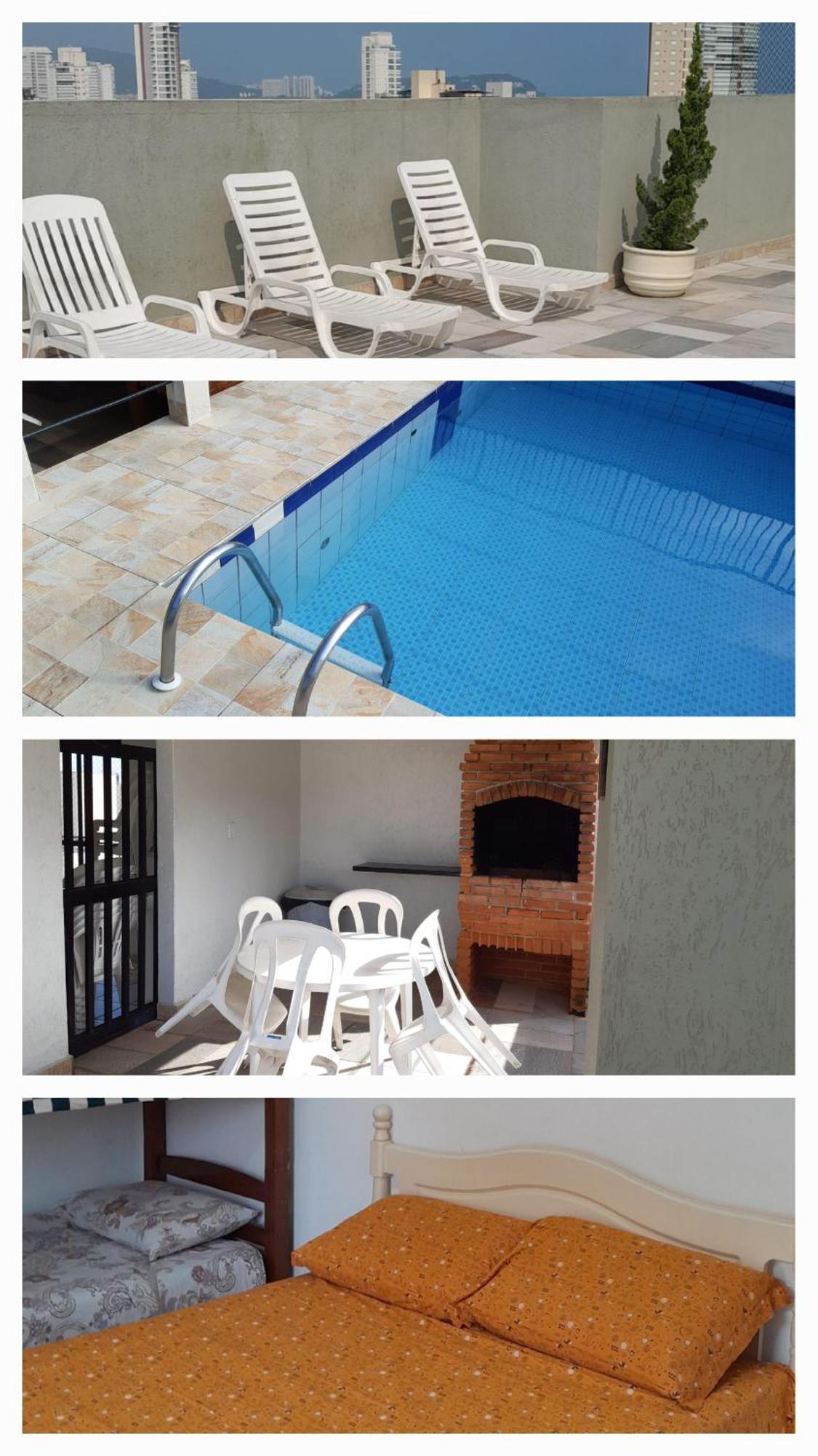 500M Da Praia, Predio Cm Piscina, 1Garagem, Wi-Fi 300 Mbps, Centro De Guaruja, Proximo A Praia E Comercio, Horarios Check-In E Check-Out Flexiveis, Churrasqueira, Экстерьер фото